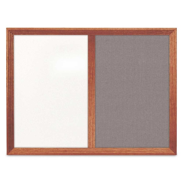 Enclosed Corkboard, 1 Door, 18"x24", 4" Fra